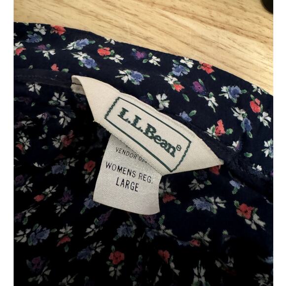 Vintage L.L. Bean Floral Maxi Skirt - Picture 2 of 4